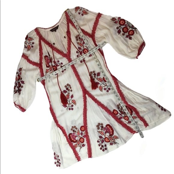 Anthropologie Ranna Gill Embroidered Dress - Picture 8 of 8